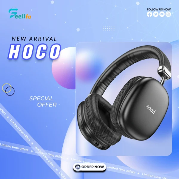 Hoco W35 Wireless Headphone - Image 2