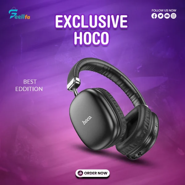 Hoco W35 Max Wireless Headphone - Image 6