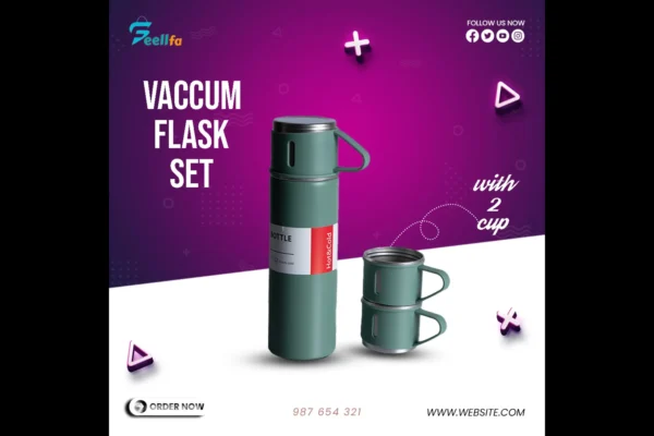 3 in 1 flask set