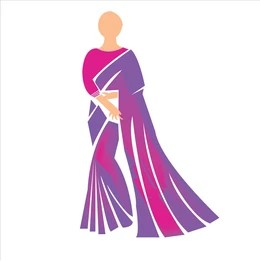 vector-drawing-woman-wear-indian-260nw-2366751183