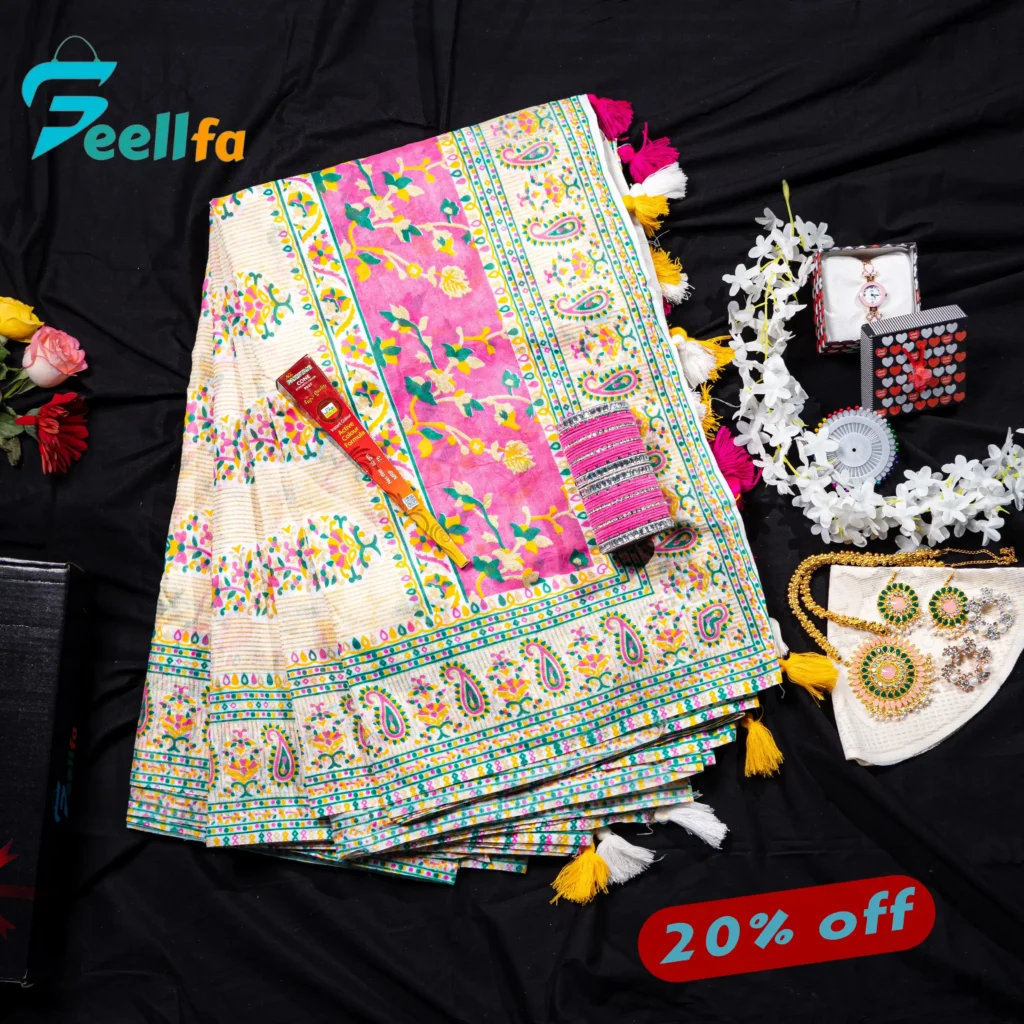 প্রিমিয়াম শ্বেতারা শাড়ি কম্বো প্যাকেজ