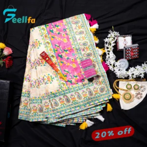 প্রিমিয়াম শ্বেতারা শাড়ি কম্বো প্যাকেজ