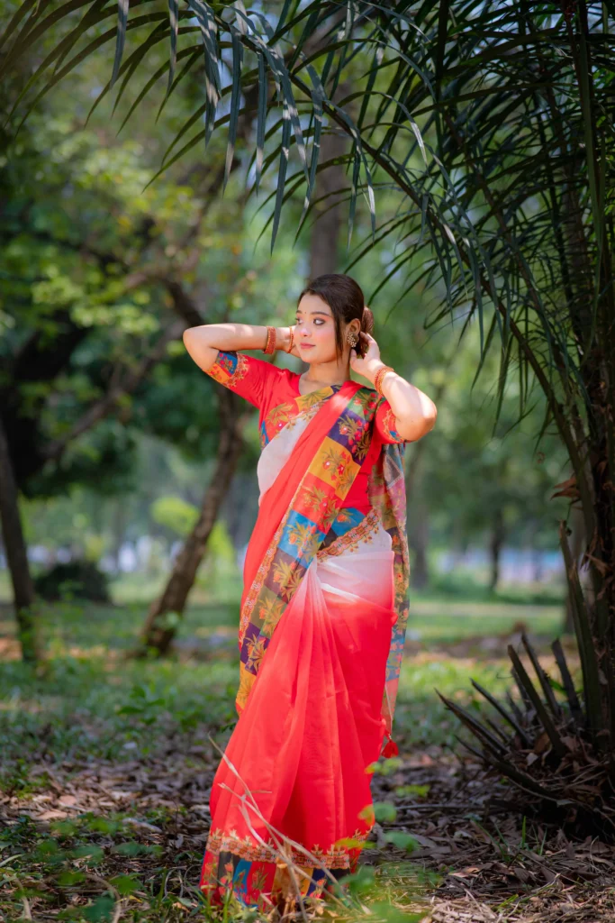 "Premium Chanderi Silk Saree"